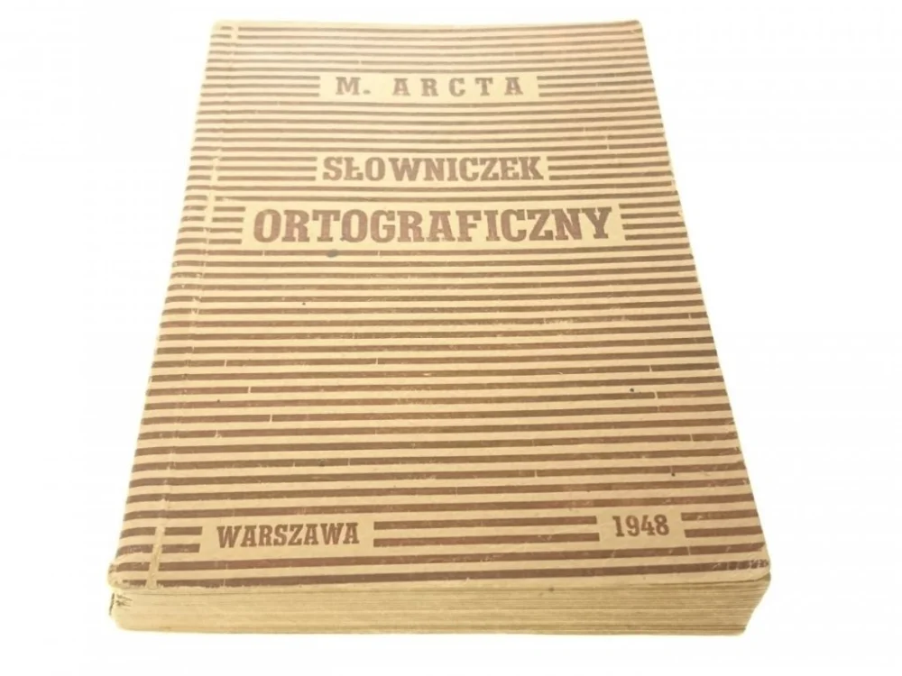 SŁOWNICZEK ORTOGRAFICZNY - M. ARCTA 1948r. Premium