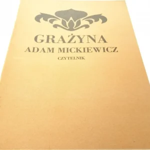 Popularny GRAŻYNA - ADAM MICKIEWICZ