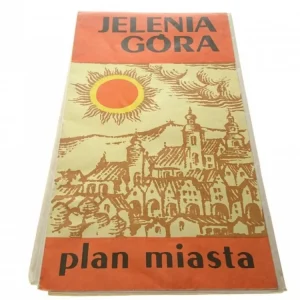 JELENIA GÓRA - PLAN MIASTA 1982 Łatwy zwrot