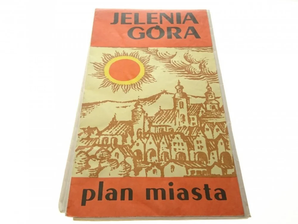 JELENIA GÓRA - PLAN MIASTA 1982 Łatwy zwrot