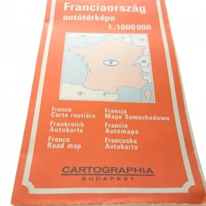 FRANCE - FRANCJA MAPA 1987 Najlepsza cena