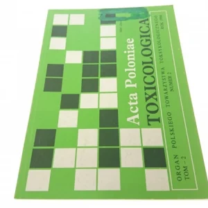 TOXICOLOGICA ACTA POLONIAE TOM 2 NR. 2 1994 R. Ograniczona ilość