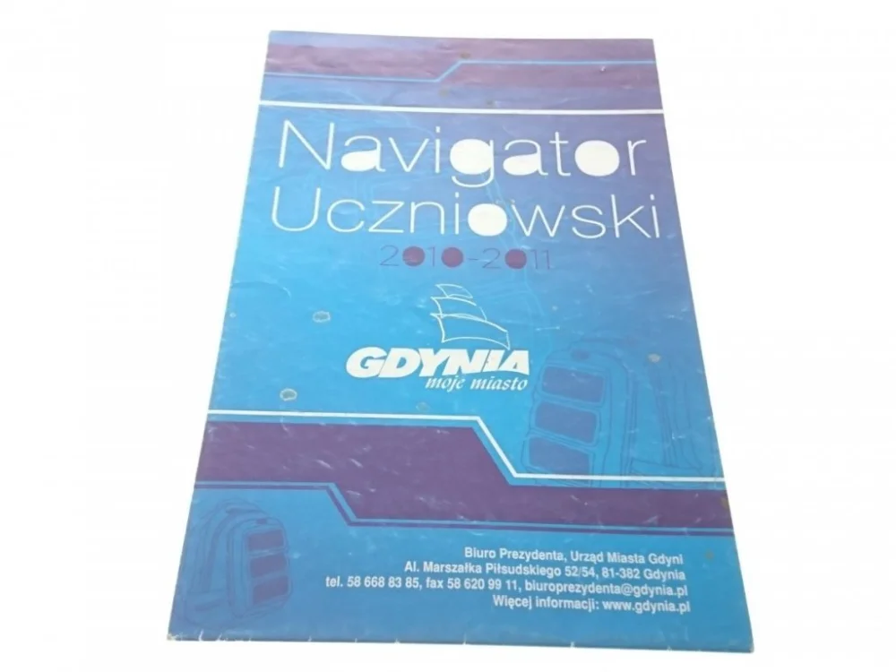 Tylko do końca tygodnia NAVIGATOR UCZNIOWSKI. GDYNIA ŚCIEŻKI ROWEROWE
