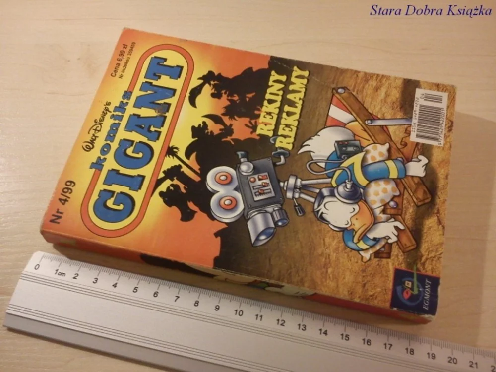 Hit sprzedaży KOMIKS GIGANT. NR 4/99 REKINY REKLAMY