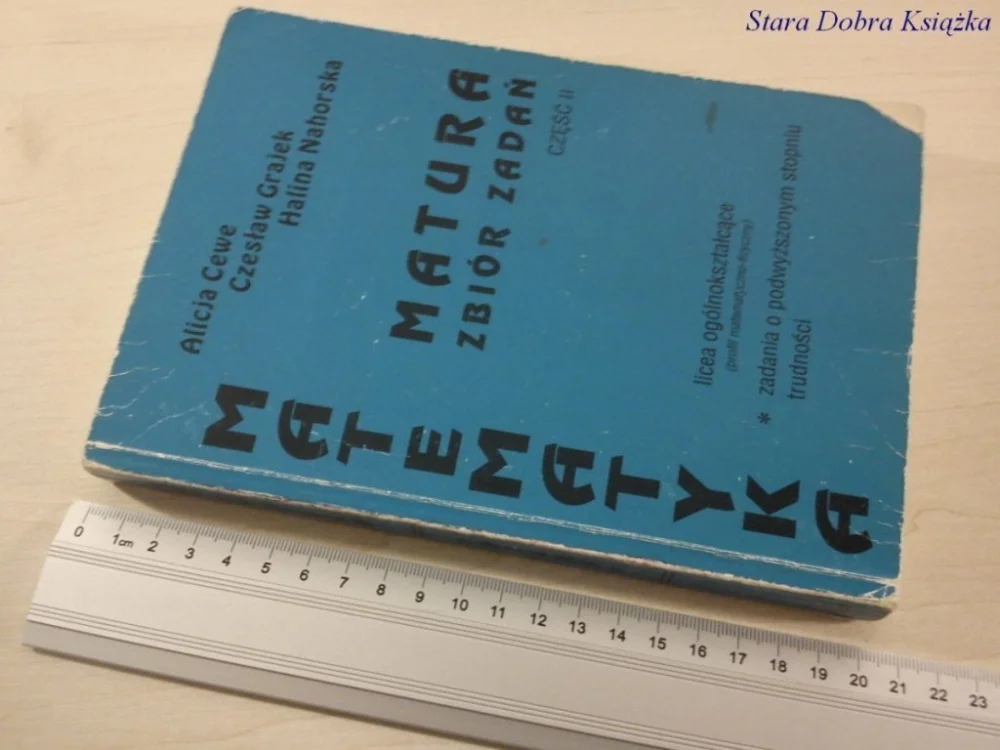 Tani MATEMATYKA. MATURA ZBIÓR ZADAŃ CZĘŚĆ II 1998 r.