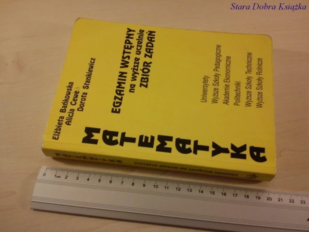 MATEMATYKA. EGZAMIN WSTĘPNY NA WYŻSZE UCZELNIE Cena promocyjna