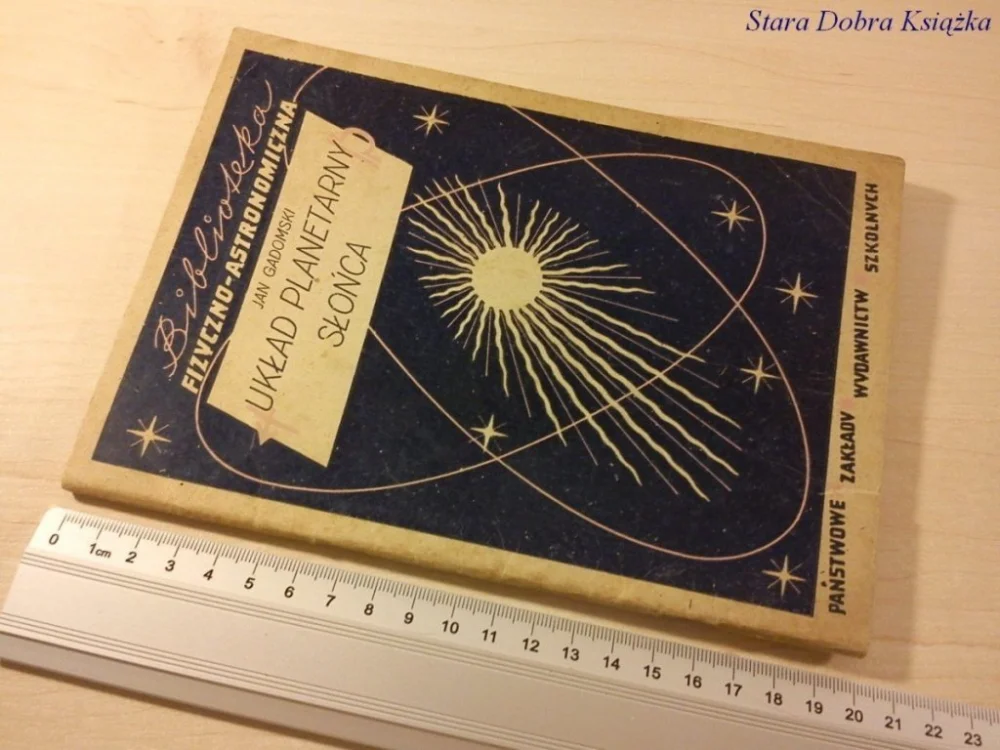 Niska cena UKŁAD PLANETARNY SŁOŃCA 1949 - Jan Gadomski
