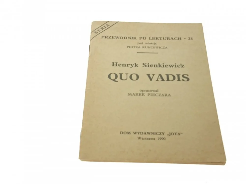 Okazja HENRYK SIENKIEWICZ QUO VADIS - Marek Pieczara