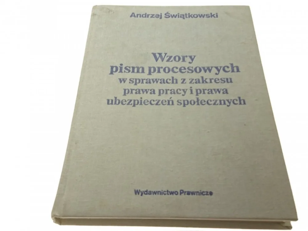 Taniej WZORY PISM PROCESOWYCH W SPRAWACH Z ZAKRESU P.P.