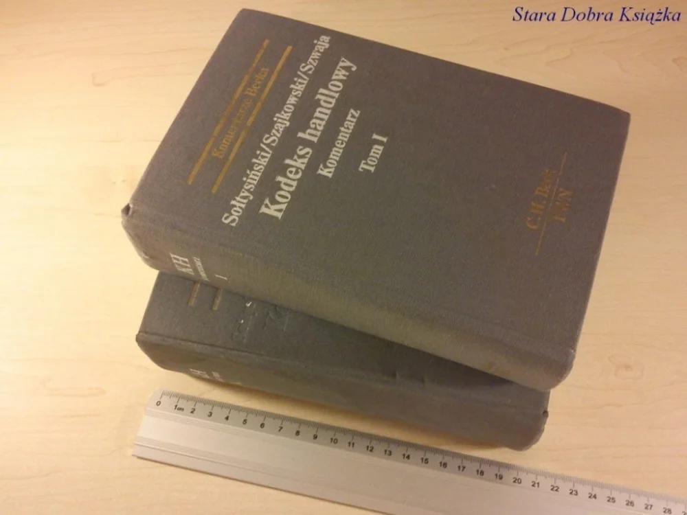 KODEKS HANDLOWY KOMENTARZ TOM Ii II (Wyd I 1994) Szybka wysyłka