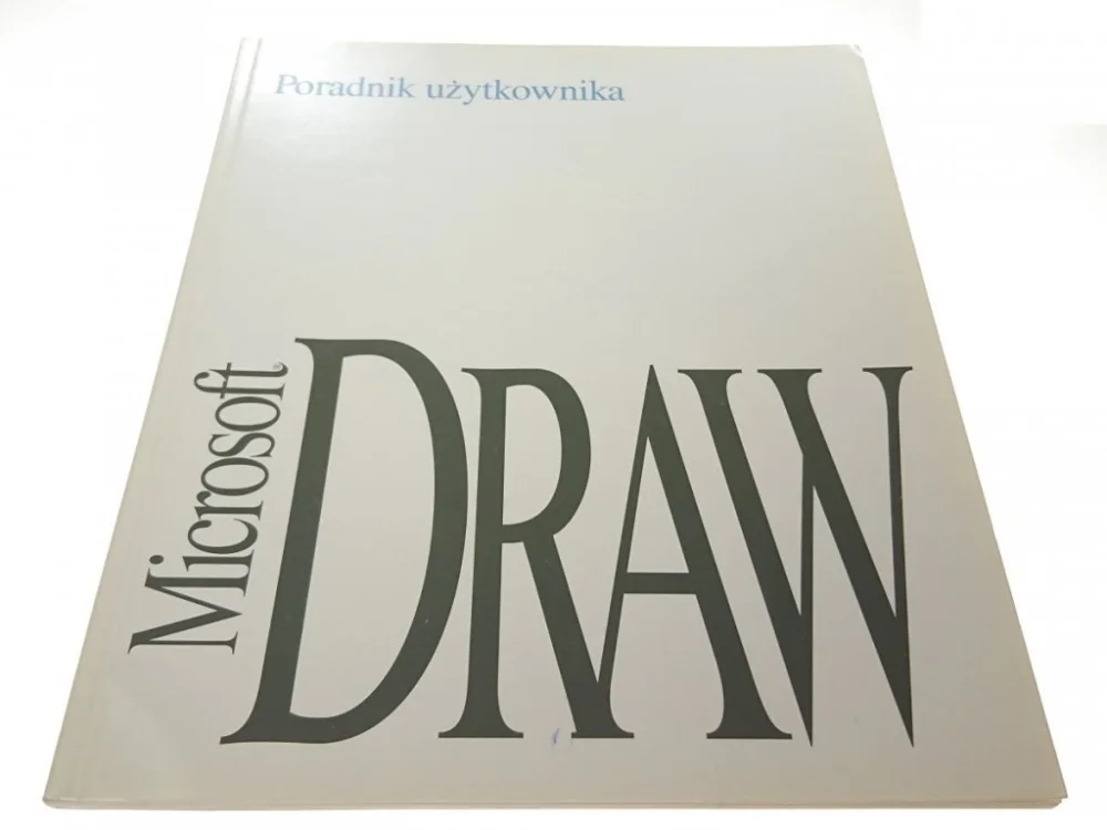 Taniej PORADNIK UŻYTKOWNIKA MICROSOFT DRAW 1993