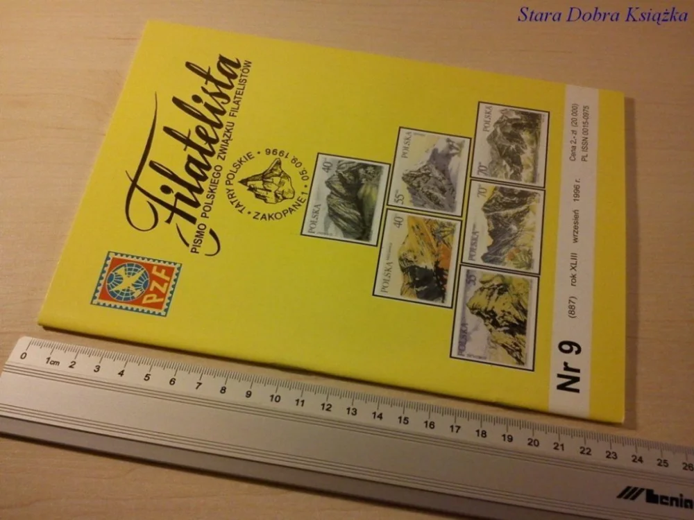 Niska cena FILATELISTA NR 9 (887) ROK XLIII WRZESIEŃ 1996