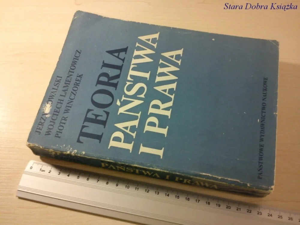 TEORIA PAŃSTWA I PRAWA - Jerzy Kowalski (1986) Taniej