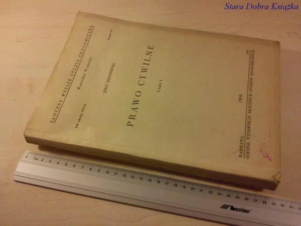 Bestseller PRAWO CYWILNE CZĘŚĆ I - Jerzy Wiszniewski (1957)