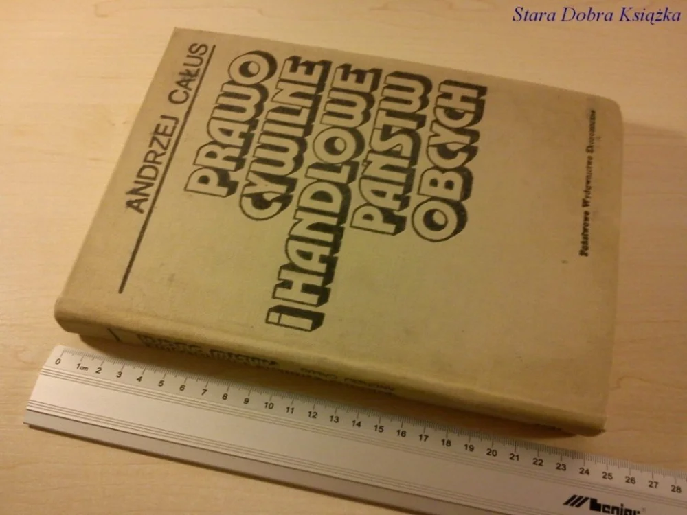 PRAWO CYWILNE I HANDLOWE PAŃSTW OBCYCH (1979) Kup online