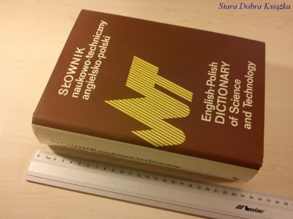 Sprawdź teraz SŁOWNIK NAUKOWO-TECHNICZNY ANGIELSKO-POLSKI (1986)