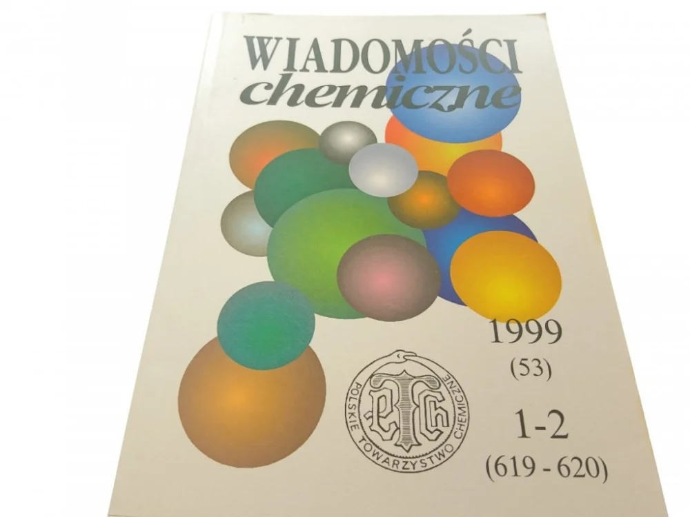Kup teraz WIADOMOŚCI CHEMICZNE 1999 (53) 1-2 (619-620)