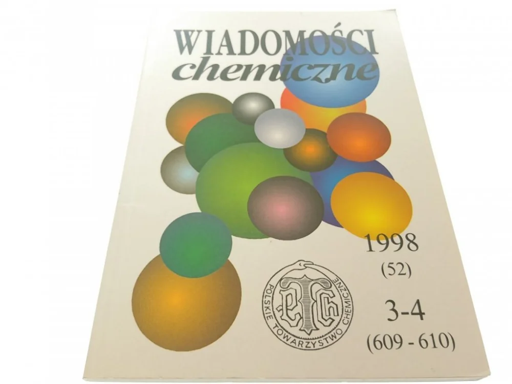 WIADOMOŚCI CHEMICZNE 1998 (52) 3-4 (609-610) Kup online