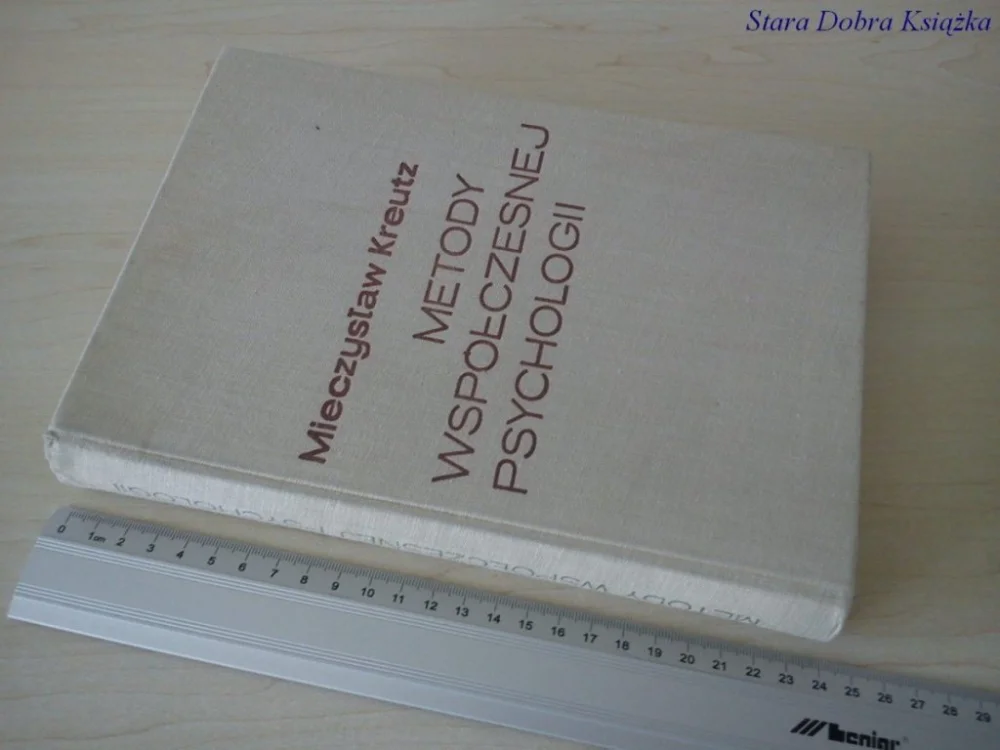 Nowość METODY WSPÓŁCZESNEJ PSYCHOLOGII - M. Kreutz (1962)