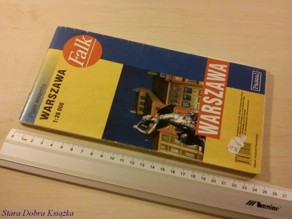WARSZAWA - PLAN MIASTA 1 : 26 000 Rabat