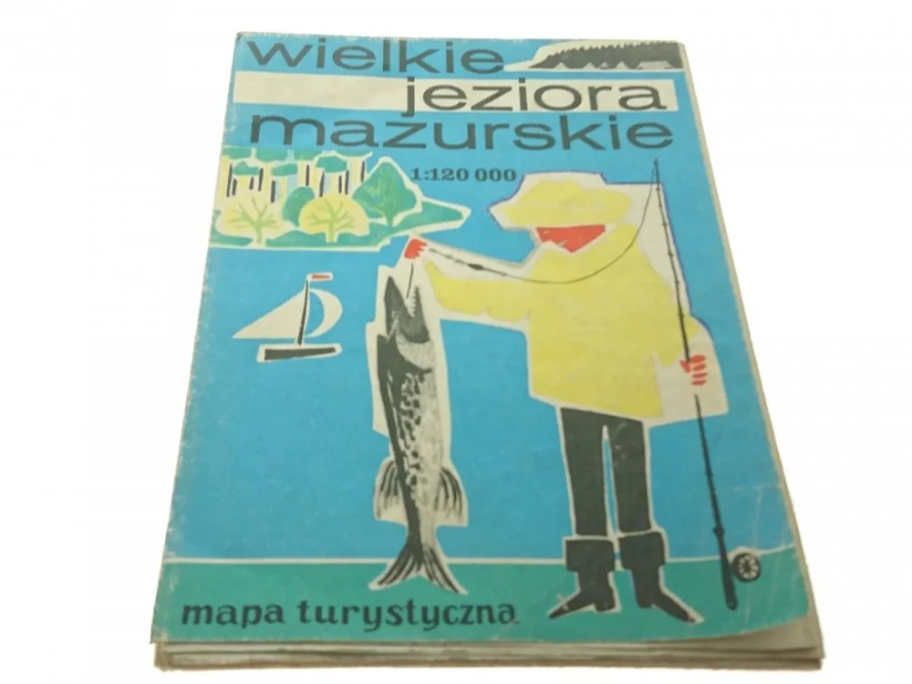 WIELKIE JEZIORA MAZURSKIE. MAPA TURYSTYCZNA Hit cenowy
