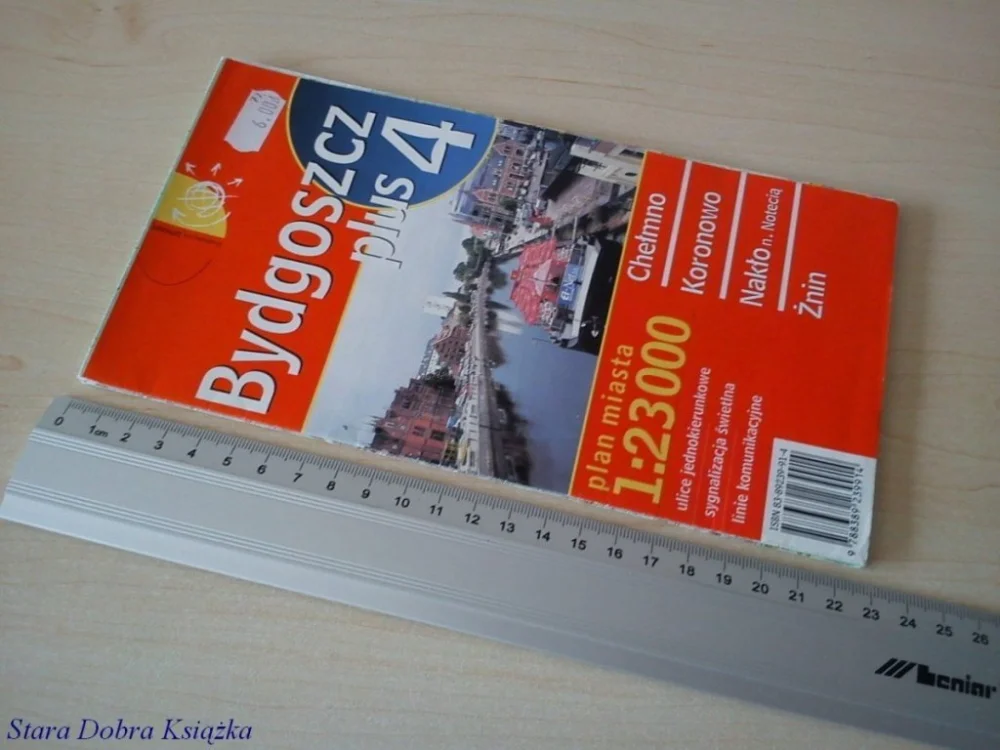 BYDGOSZCZ PLUS 4 PLAN MIASTA 1 : 23 000 Ostatnie sztuki