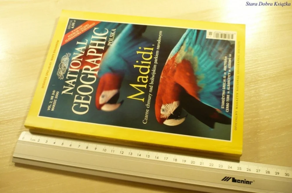 Hit sprzedaży NATIONAL GEOGRAPHIC POLSKA VOL.2 NR 3 (6) MAR 2000