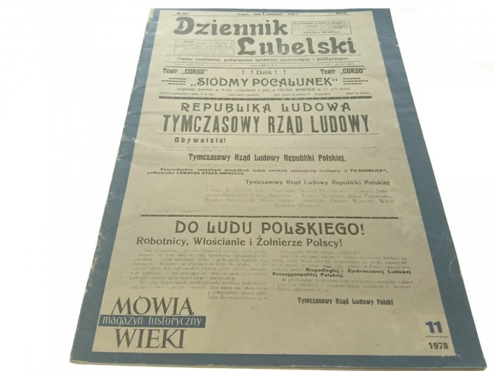 Zamów teraz MÓWIĄ WIEKI. MAGAZYN HISTORYCZNY 11 1978