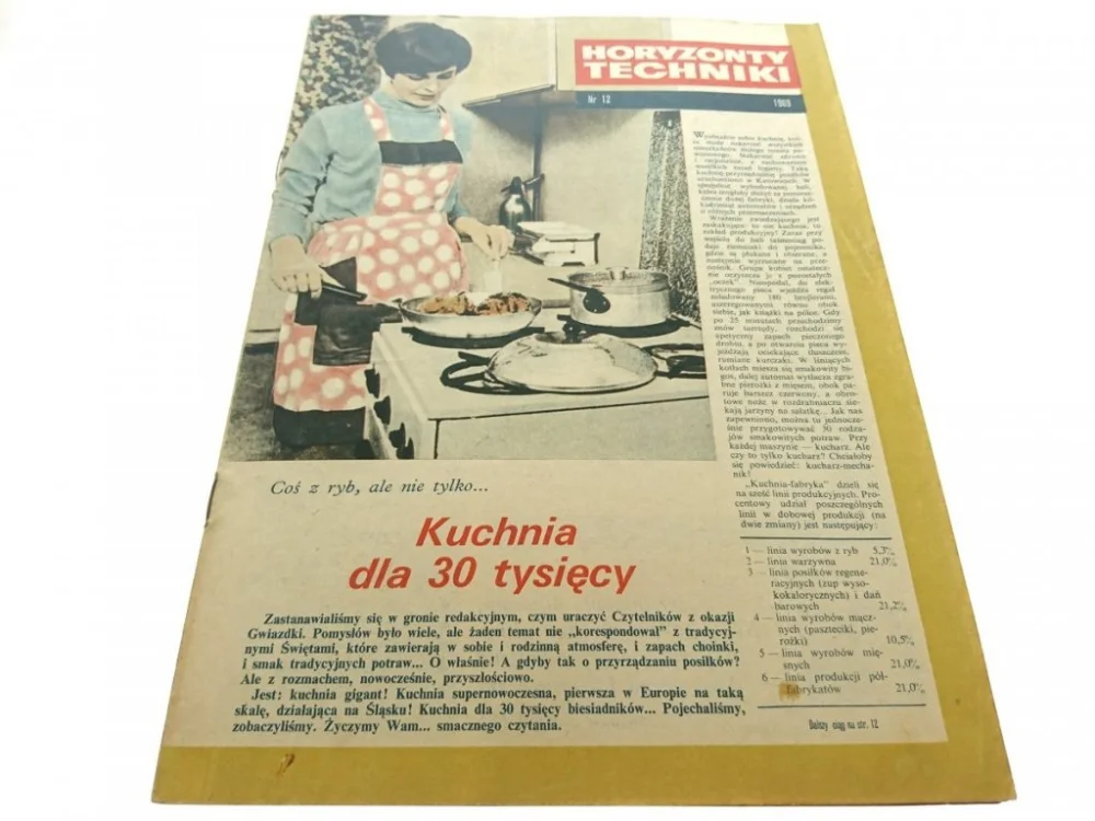 HORYZONTY TECHNIKI 12 1969 Wyjątkowa oferta