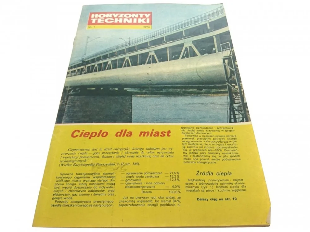 Ograniczona ilość HORYZONTY TECHNIKI 1 1970