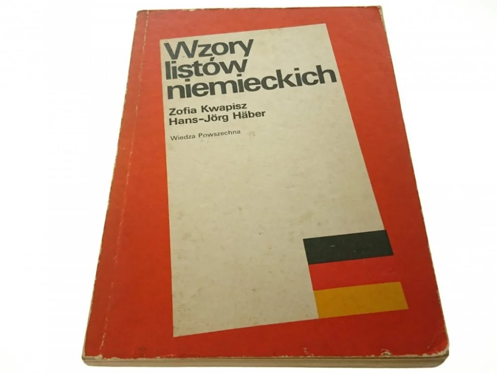 WZORY LISTÓW NIEMIECKICH - Zofia Kwapisz (1990) Tani