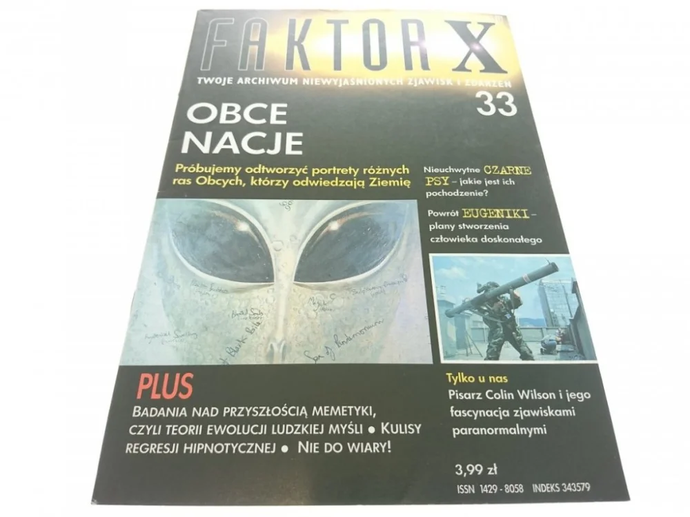 Zamów dziś FAKTOR X 33 OBCE NAJCE 1999