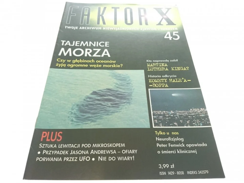 Obniżka ceny FAKTOR X 45 TAJEMNICE MORZA 2000