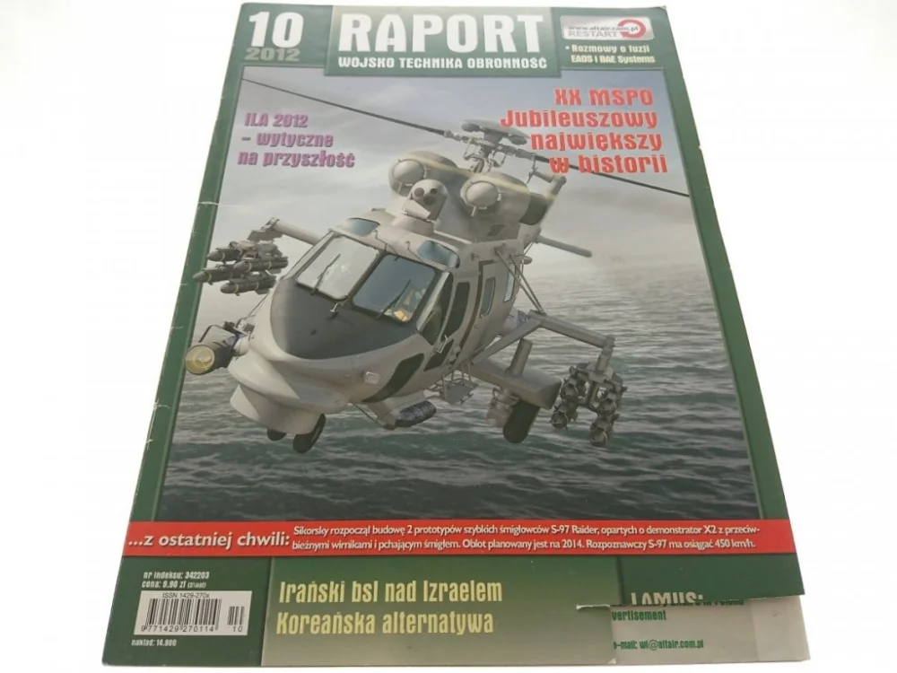 RAPORT. WOJSKO TECHNIKA OBRONNOŚĆ 10 2012 Tylko dziś