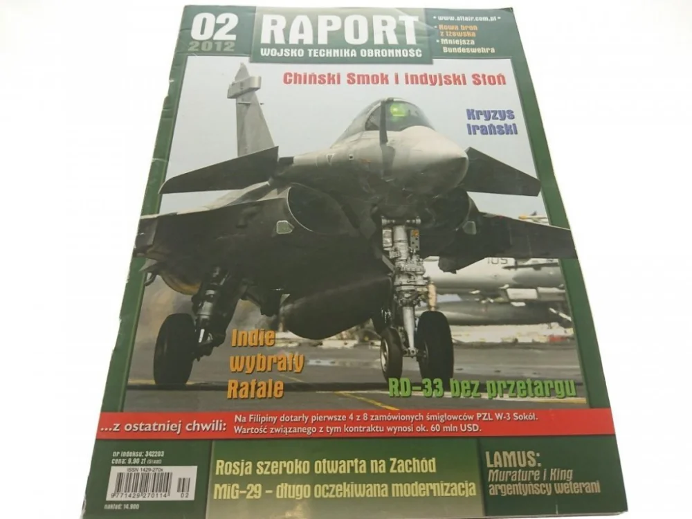 RAPORT. WOJSKO TECHNIKA OBRONNOŚĆ 02 2012 Zamów teraz