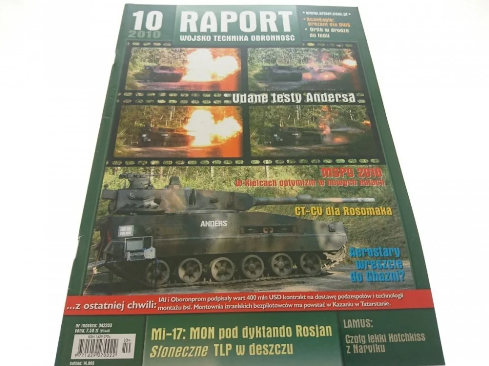 RAPORT. WOJSKO TECHNIKA OBRONNOŚĆ 10 2010 Bezpieczna płatność