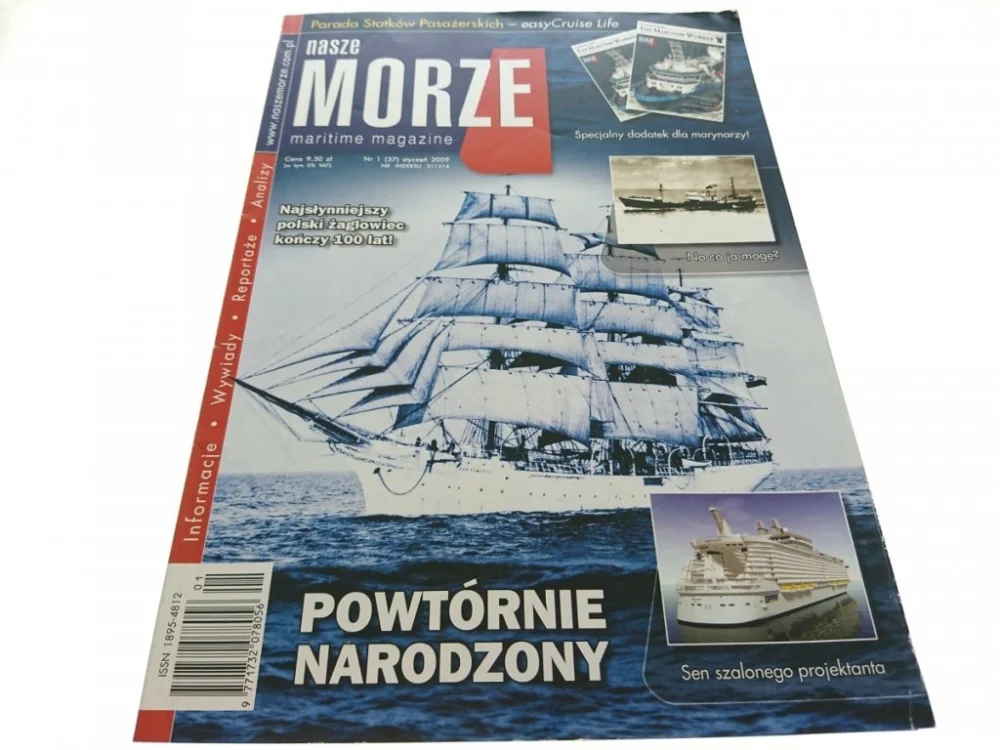 NASZE MORZE NR 1 (37) STYCZEŃ 2009 Wysoka jakość