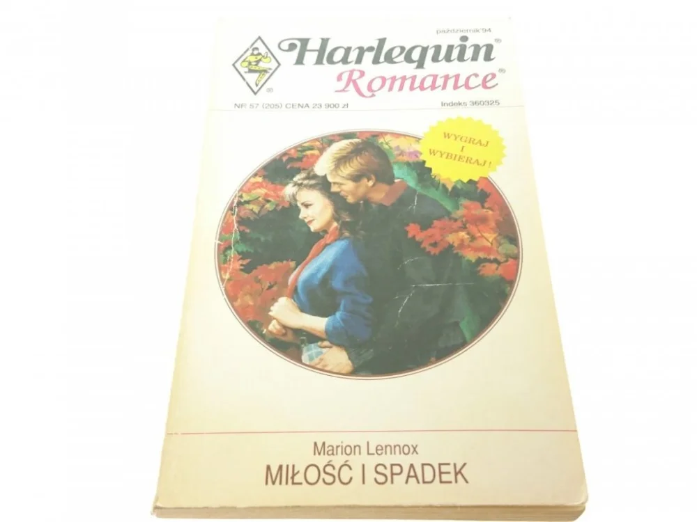 Niska cena MIŁOŚĆ I SPADEK - Marion Lennox (1994)