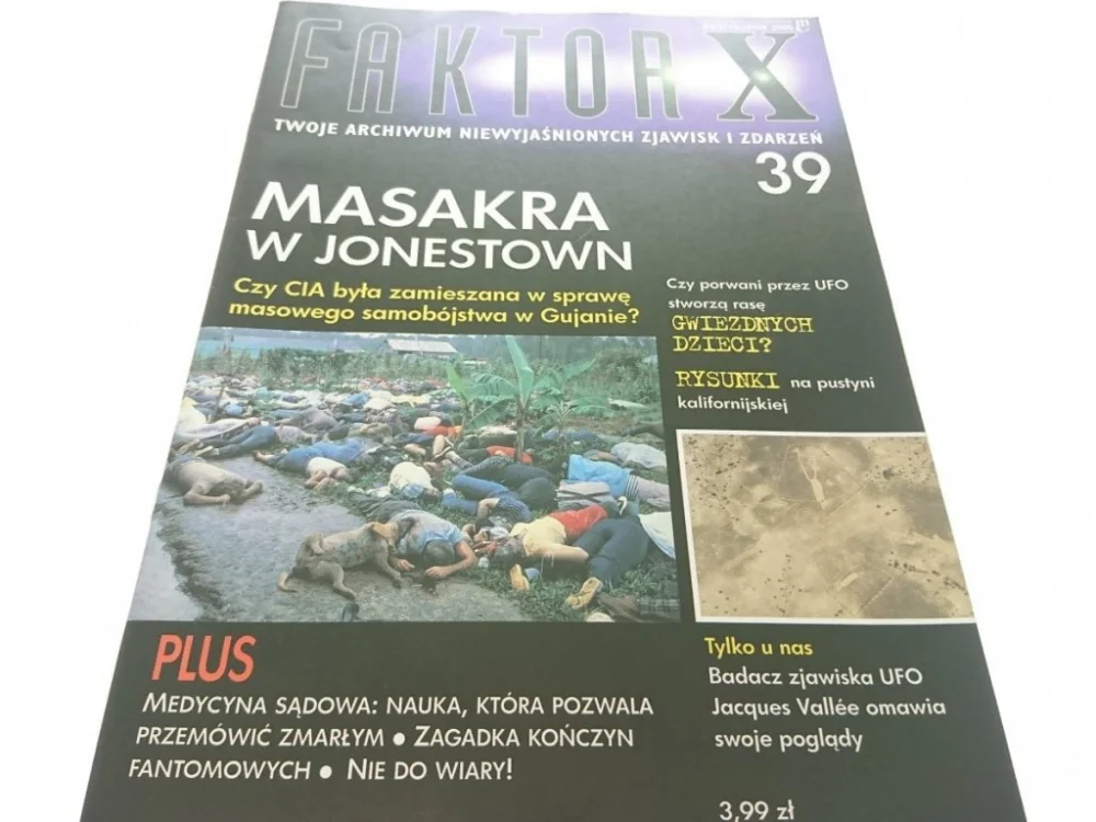 FAKTOR X 39 MASAKRA W JONESTOWN (2000) Bestseller