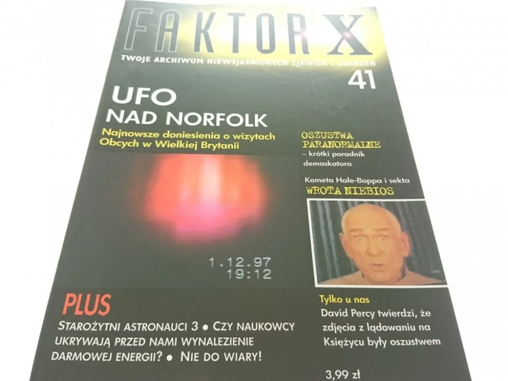 Szybka wysyłka FAKTOR X 41 UFO NAD NORFOLK (2000)