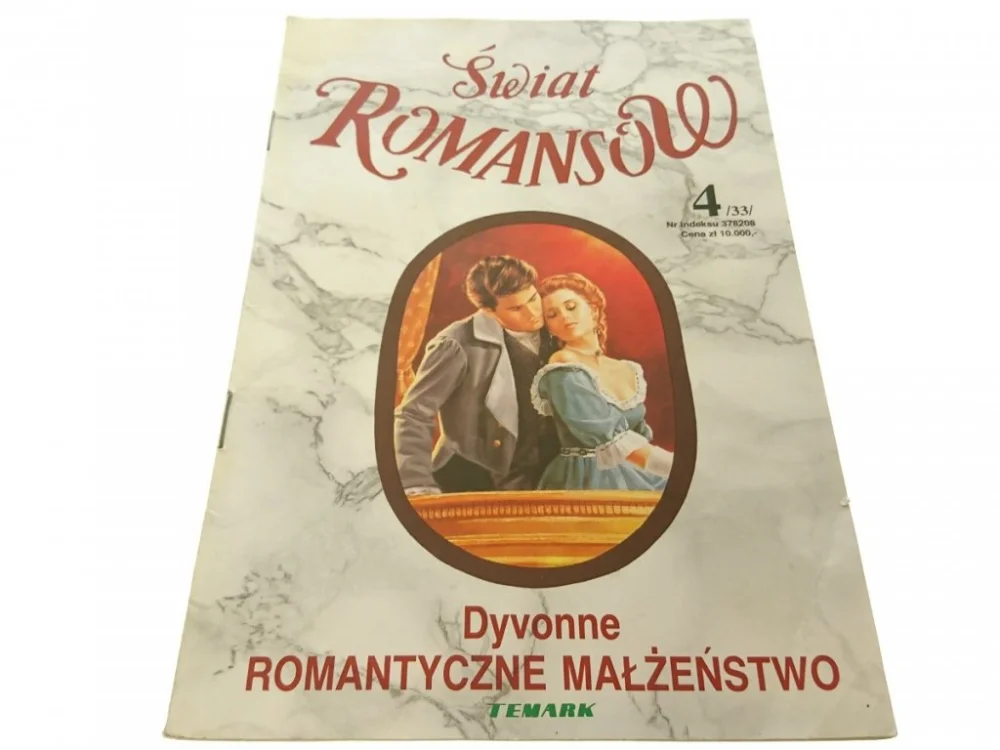 ŚWIAT ROMANSÓW 4/33/ ROMANTYCZNE MAŁŻEŃSTWO (1993) Hit sprzedaży