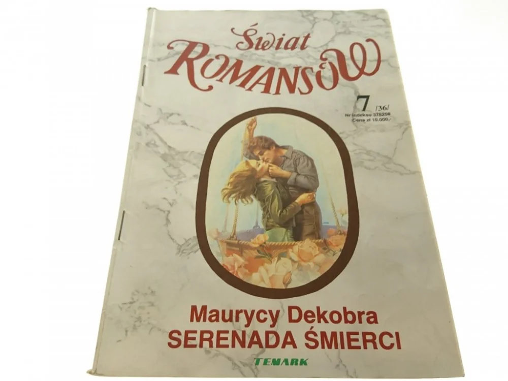 Ekspresowa dostawa ŚWIAT ROMANSÓW 7/36/ SERENADA ŚMIERCI Dekobra 1993