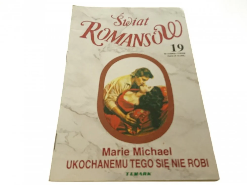 ŚWIAT ROMANSÓW 19 UKOCHANEMU TEGO SIĘ NIE ROBI '92 Darmowy zwrot