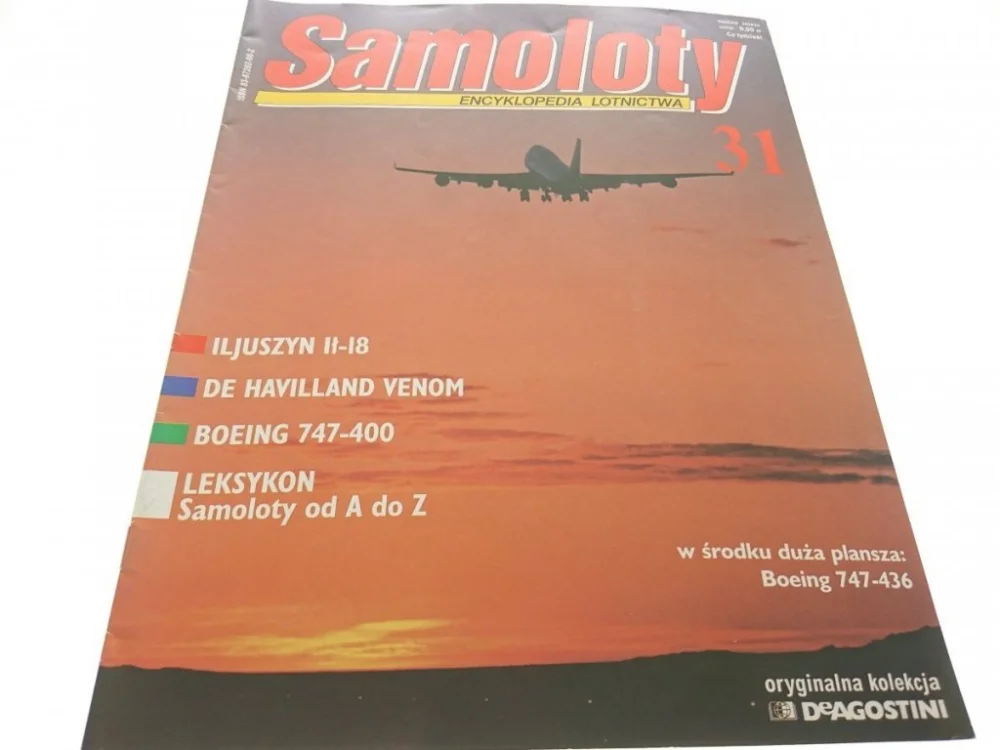 SAMOLOTY. ENCYKLOPEDIA LOTNICTWA 31 (1999) Szybka dostawa