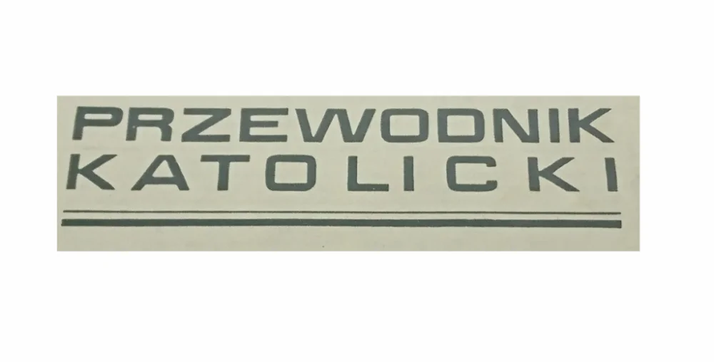 Cena promocyjna PRZEWODNIK KATOLICKI NR 6 6 II 1977