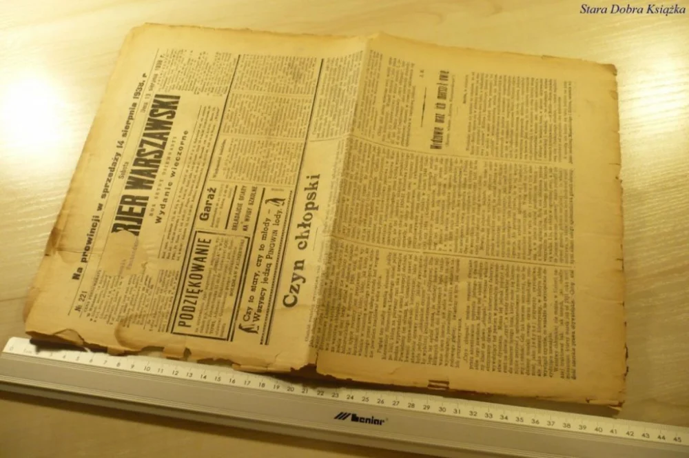 Łatwy zwrot KURIER WARSZAWSKI DNIA 13 SIERPNIA 1938 R.