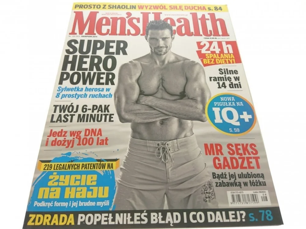 Nowość MEN'S HEALTH NR 08 (83) SIERPIEŃ 2011