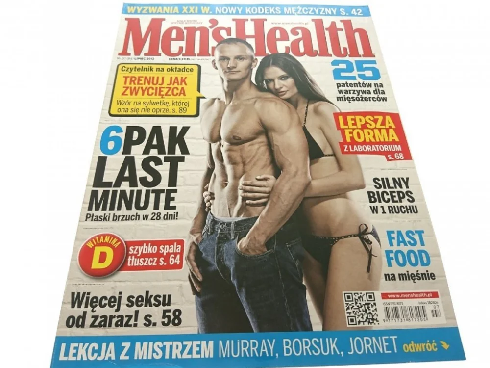 MEN'S HEALTH NR 07 (94) LIPIEC 2012 Taniej