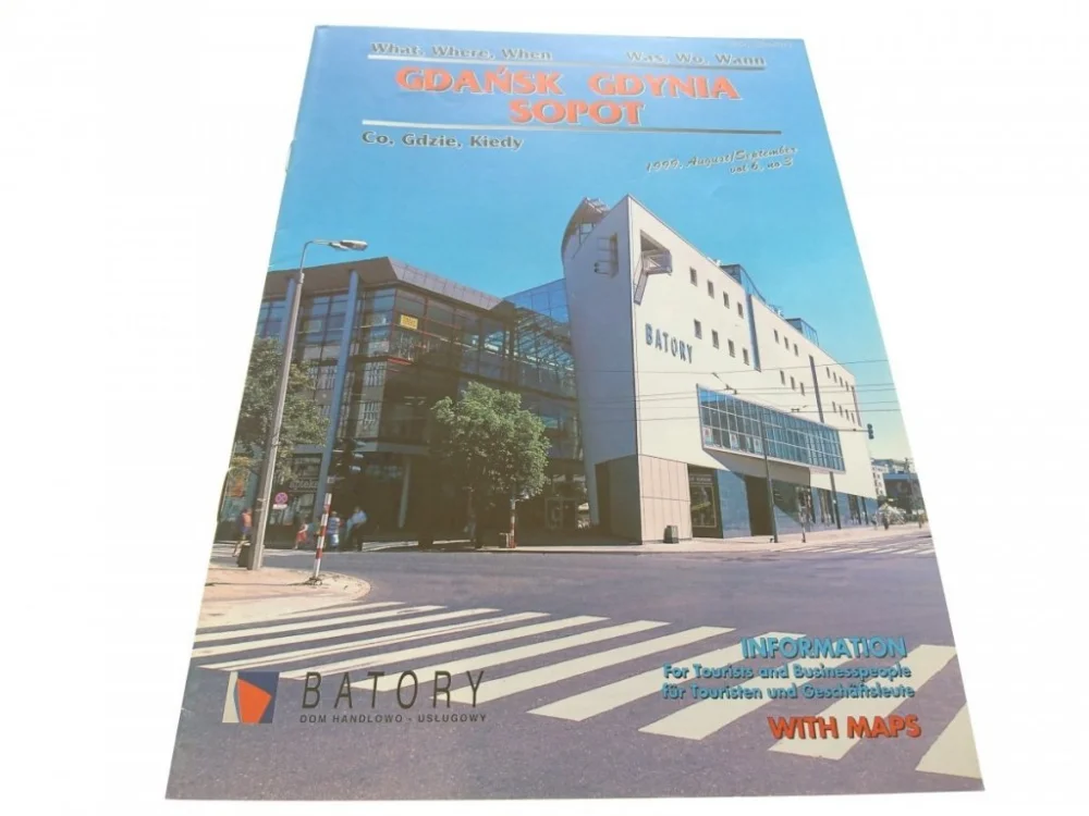 Oferta czasowa GDAŃSK GDYNIA SOPOT 1999 AUGUST/SEPTEMBER VOL 6 3