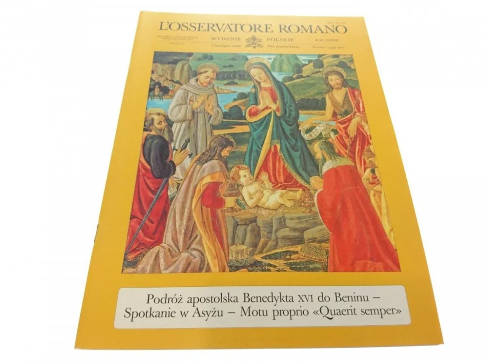 L'OSSERVATORE ROMANO NR 1 (339) 2012 Zamów teraz